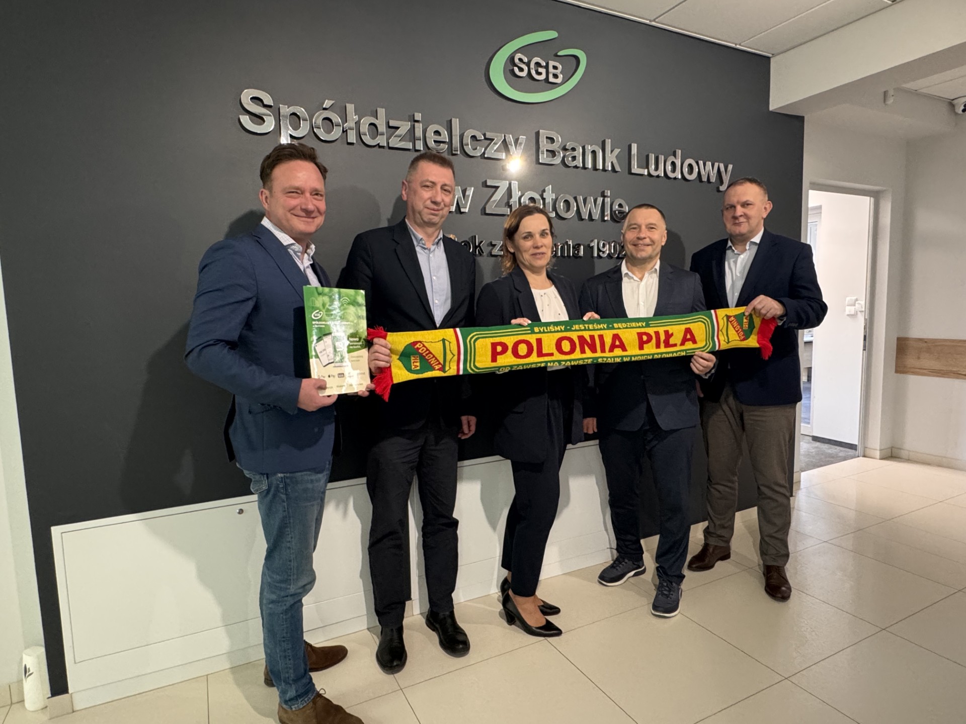 Spółdzielczy Bank Ludowy w Złotowie partnerem Polonii Piła